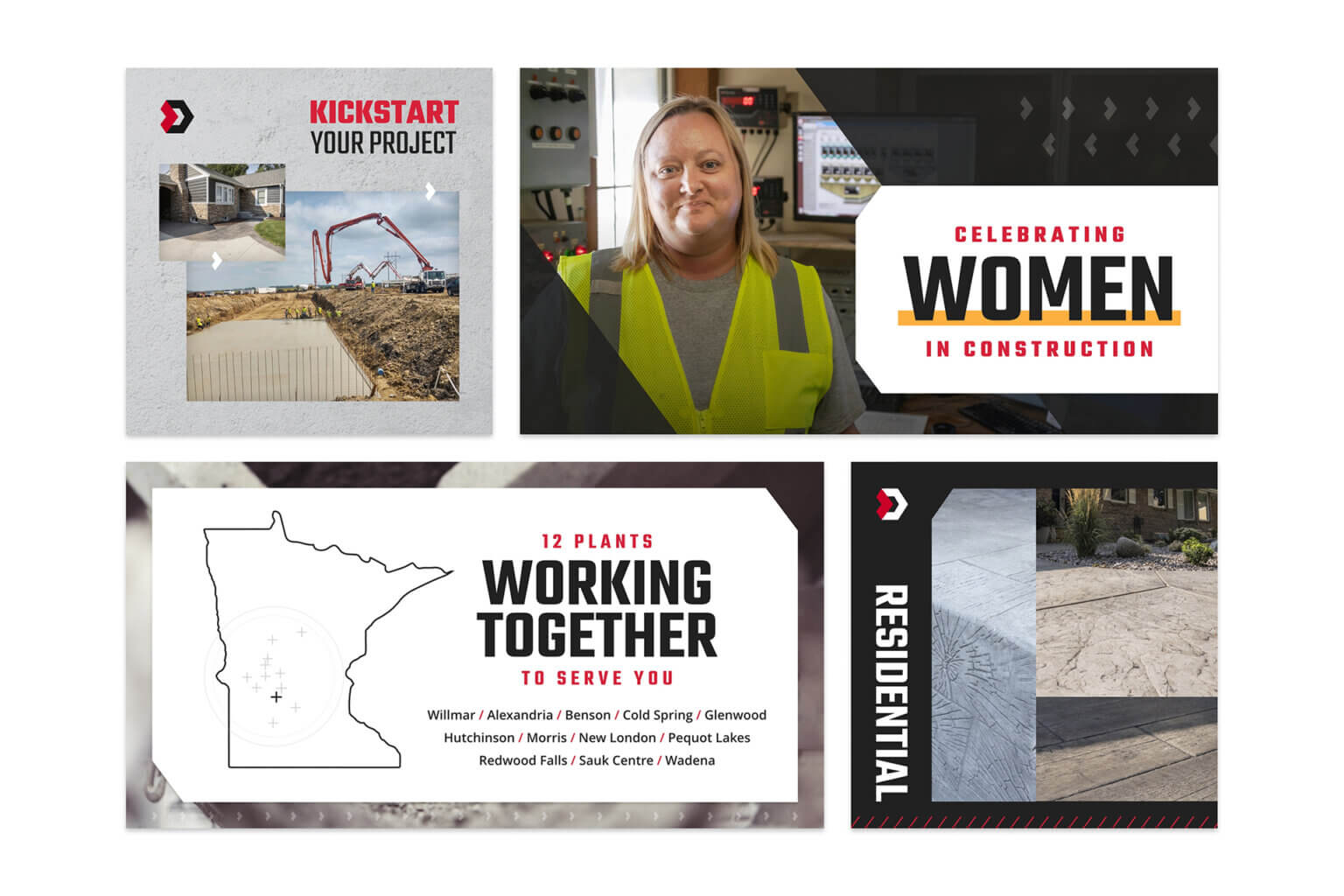 Collage of social posts