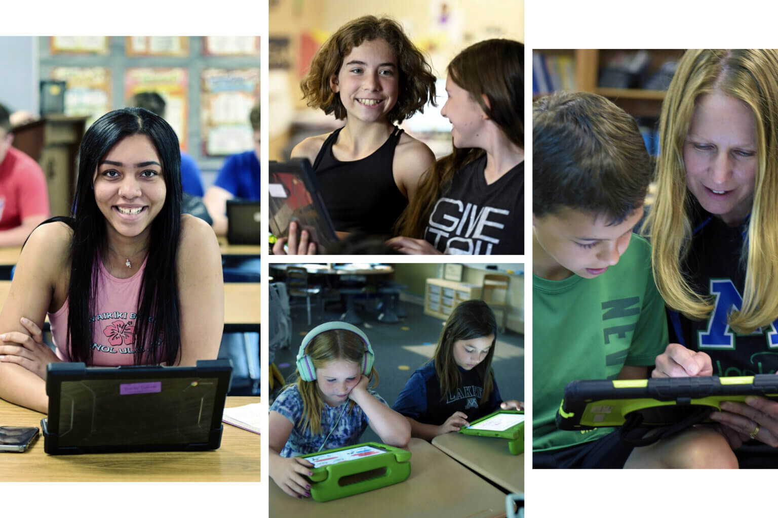 Collage of student photos