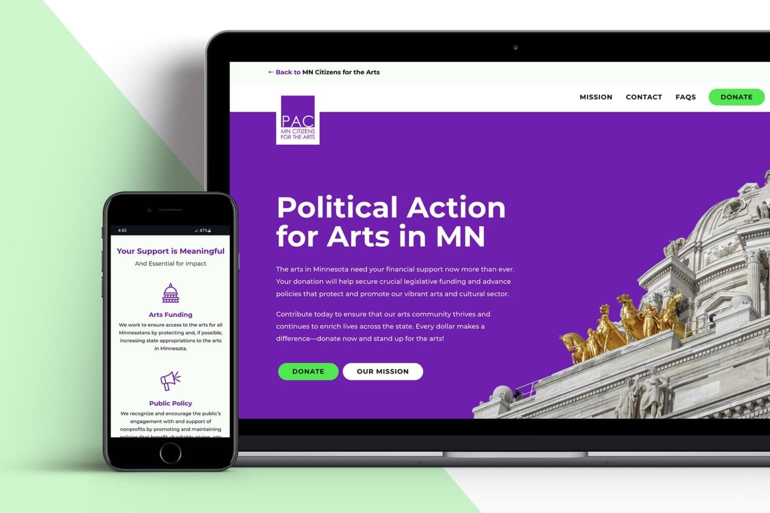 Mca Website Homepage