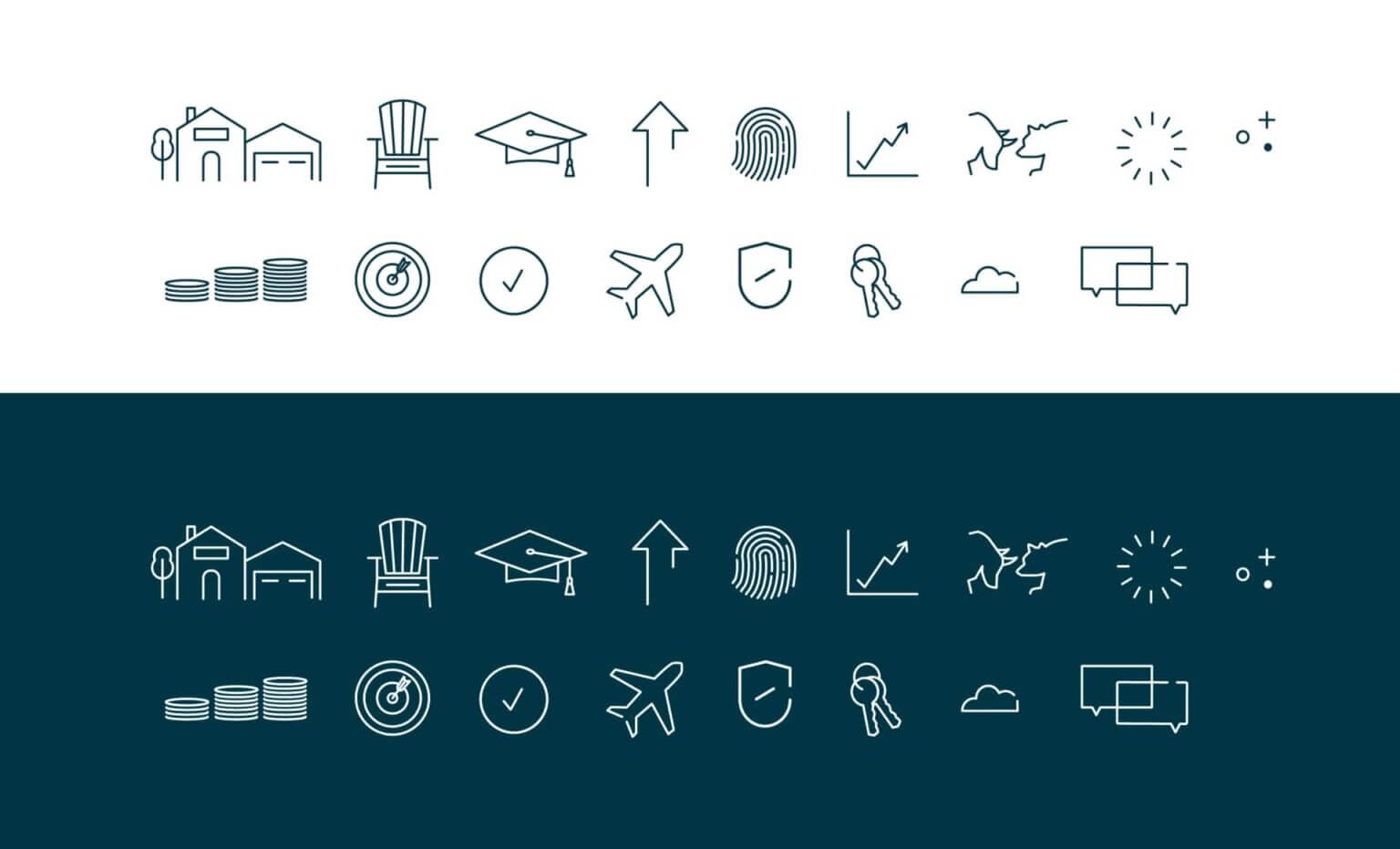 Choice Bank Icon Set