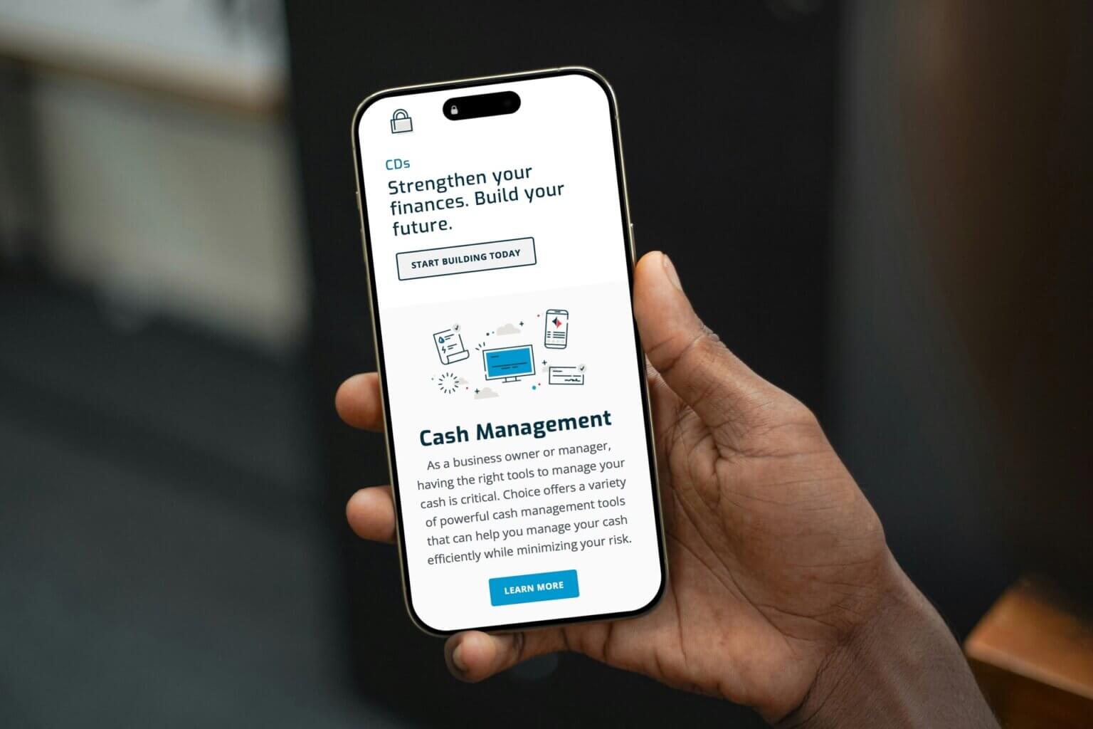 Choice Bank Mobile Illustrations