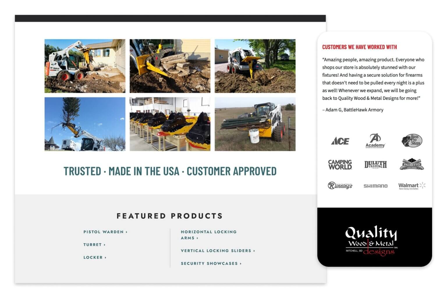 Quality Woods Customers