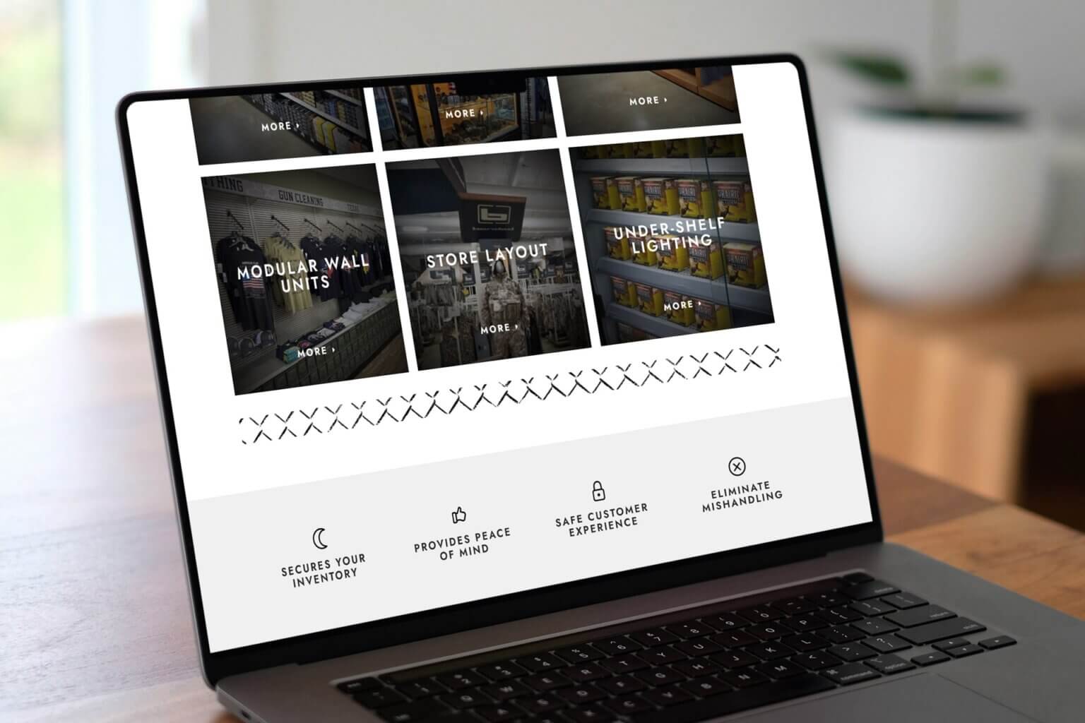 Quality Woods Website Laptop